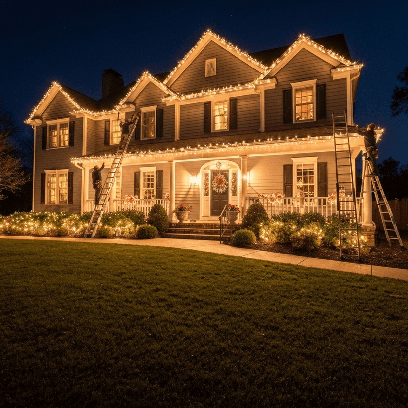 Christmas Lights Installation
